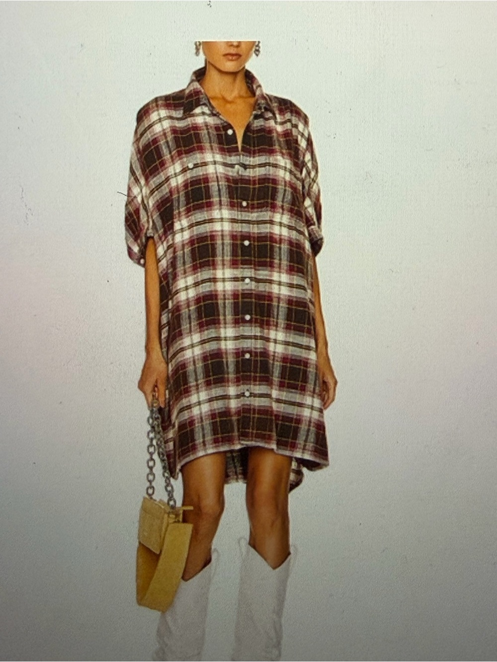 R13 Long Flannel Top or Dress